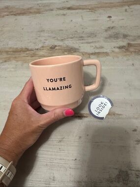 Pink 'You're Llamazing' Ceramic Mug - Cute Home Dining Coffee Cup
